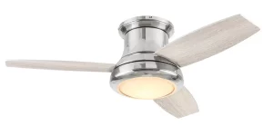 Harbor Breeze Sail stream 52-Inch Brushed Nickel Ceiling Fan with Silver Blades